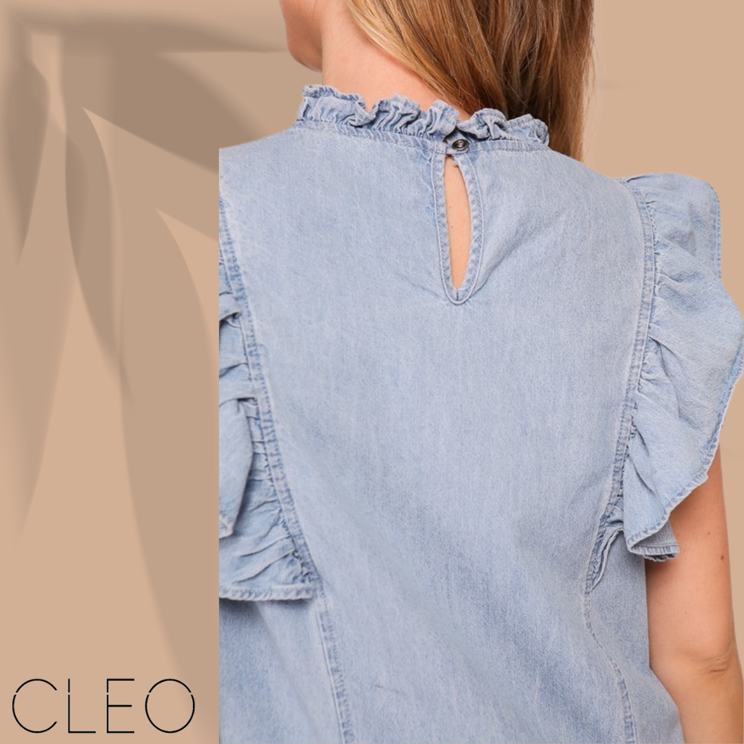 Blusa de denim